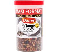 Ducros Mélange 5 Baies Assemblage de Poivres & d?Epices Doux Maxi Format 70g (lot de 3