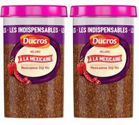 DUCROS - Mélange à la Mexicaine, Assaisonnement à base de poivron rouge, paprika et cumin 100 g (Lot de 2)