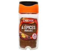 DUCROS - Mélange Aromatique Quatre Épices pour Relevé Savoureux, Flacon Pratique 37g - Le Lot De 4