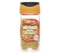 DUCROS - Moutarde aux Graines Croquantes, Saveur Intense pour Relever Vos Plats (Flacon 48g) - Le Lot De 4