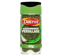 DUCROS - Persillade | Savoureux mélange d'herbes aromatiques | Idéal pour assaisonner vos plats | le flacon de 43 g | LOT DE 4