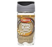 Ducros Poivre Blanc Moulu Assemblage d?Origines Medium avec Opercule Fraîcheur 36g (lot de 3