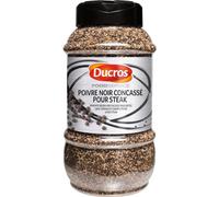 Ducros Poivre Noir Concassé Pour Steak, 420 G