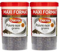 DUCROS - Poivre Noir Grains 90 g (Lot de 2)