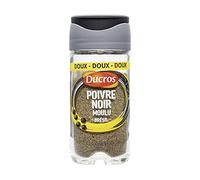 Ducros Poivre Noir Moulu Brésil Doux avec Opercule Fraîcheur 32g (lot de