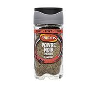 Ducros Poivre Noir Moulu Lampong Fort avec Opercule Fraîcheur 35g (lot de 3
