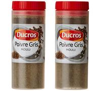 Ducros Poivrières de table poivre gris 2 x 18 g