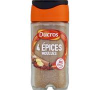 Ducros Quatre epices moulues - Le flacon de 37g
