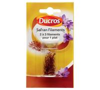 DUCROS - Safran en Filaments Aromatiques, Parfum Intense pour Sublimer Vos Plats (0,35g) - Le Lot De 3