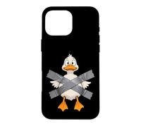 Duct Tape Funny Duck Tape Cartoon Animal Pun Coque pour iPhone 16 Pro Max
