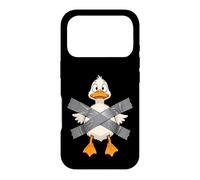 Duct Tape Funny Duck Tape Cartoon Animal Pun Coque pour iPhone 17 Pro