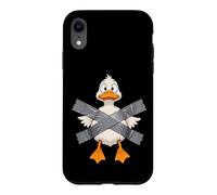 Duct Tape Funny Duck Tape Cartoon Animal Pun Coque pour iPhone XR