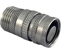 Duda Diesel déconnexion Rapide Raccord de Tuyau d'arrosage en Acier Inoxydable 304 mâle X Femelle GHT with Stop