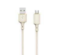 Dudao L7SM Câble USB-A - micro USB 5A 1m - beige