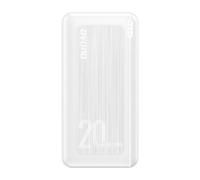 Dudao Powerbank 20000 mAh Power Delivery 20 W Quick Charge 3.0 2x USB / USB Typ C weiß (K12PQ + weiß)