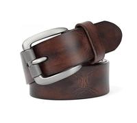 DUddTTW Ceinture Haut de Gamme en Cuir de Vache pour Hommes, Double Face, Boucle ardillon Extensible, Longueur réglable