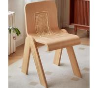 DUddTTW Chaises de Salle à Manger en Bois Massif, Design Classique, chaises de Cuisine en rotin avec Dossier, chaises de Salle à Manger compatibles avec Le Salon(Legno)