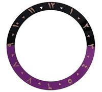 DUddTTW Lunette de Montre 38 mm, Insert de Lunette en céramique avec biseau gradué, Lunette de Montre-Bracelet, Boucle de Lunette avec Module extérieur SKX007(7 UK)