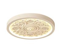 DUddTTW Plafonnier en résine, éclairage encastré sculpté, 3000K-6000K, Proche du plafonnier, plafonnier à intensité Variable, Lustre LED(Milk Coffee,50cm)