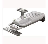 DUddTTW Voiture électrique à Bascule silencieuse, draisienne avec Musique, Fonction autonettoyante for Les sols, à partir de 3 Ans.(Grey)