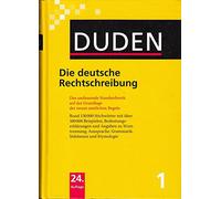 Duden Die deutsche Rechtschreibung Band 1