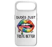 Dudes Just Taste Better Gay Rainbow Pride Flag LGBTQ+ LGBT Coque pour iPhone Air