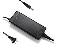 DUDHOIK Chargeur de batterie au lithium 54,6 V 2 A CC 5,5 x 2,1/2,5 mm avec ventilateur de refroidissement, fonctions de protection multiples pour batterie au lithium 48 V