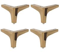 DUDSME Lot de 4 pieds de canapé en fourrure pour placard, table basse, pieds de table/d/152 mm (D, 102 mm)
