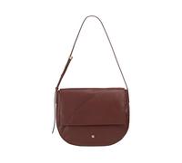 DUDU Borsa Donna Grande in Vera Pelle Con Patta Davanti, Borsa a Tracolla Regolabile e Chiusura a Patta Con Bottoni Magnetici - Elegant e Pratica per Ogni Occasione Chocolat, chocolat, 34,00