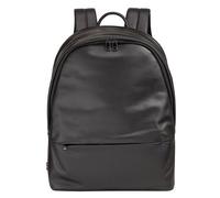 DuDu Casablanca Daypack Cuir véritable 40 cm Compartiment ordinateur noir