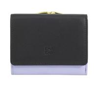 DuDu Corsica Porte-monnaie Protection RFID Cuir véritable 11 cm gris