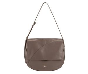 DuDu Formentera Sac à bandoulière Cuir 34 cm gris
