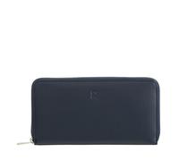 DUDU Grand portefeuille RFID pour femme en cuir véritable coloré fermeture éclai