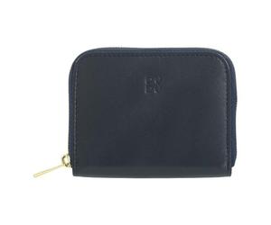 DuDu Hokkaido Porte-monnaie Cuir véritable 10 cm bleu