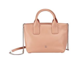 DuDu Ibiza Sac à main Cuir véritable 22 cm beige