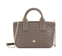 DuDu Ibiza Sac à main Cuir véritable 22 cm gris