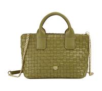 DuDu Ibiza Sac à main Cuir véritable 22 cm olive