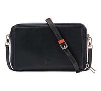 DuDu Ines Sac à bandoulière Cuir véritable 19 cm bleu