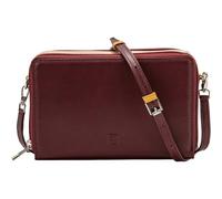 DuDu Ines Sac à bandoulière Cuir véritable 19 cm rouge