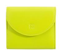 DuDu Malaga Porte-monnaie Protection RFID Cuir véritable 10 cm jaune