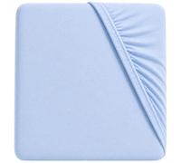 Dudu N Girlie Drap-housse en jersey de coton Bleu 100 x 50 cm