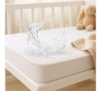 Dudu N Girlie Terry Coton pour lit bébé Matelas protecteurs Drap-housse, 2 pièces