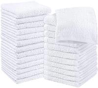 Dudu N pour bébé en tissu éponge 100% coton couches, Blanc et Rose, 12 pièces