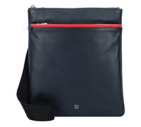 DuDu Panay Sac à bandoulière Cuir véritable 24 cm bleu
