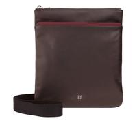 DuDu Panay Sac à bandoulière Cuir véritable 24 cm brun