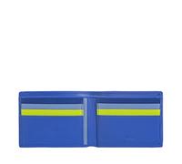 DUDU Petit Portefeuille de Poche en Cuir pour Homme avec écran de Protection RFID et Fentes Porte-Cartes de crédit Bleuet