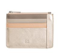DUDU Petite Pochette Porte-Cartes de crédit en Cuir véritable Multicolore avec Portefeuille zippé Ballerina