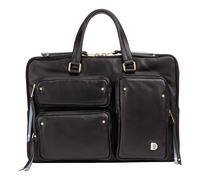 DuDu Pocket Porte-documents Cuir 36 cm Compartiment pour ordinateur portable noir