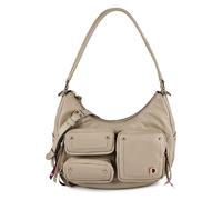 DuDu Pocket Sac à bandoulière Cuir véritable 30 cm gris