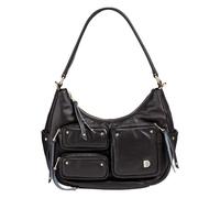 DuDu Pocket Sac à bandoulière Cuir véritable 30 cm noir